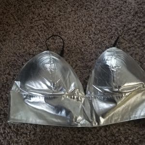 Metallic Bra light gold